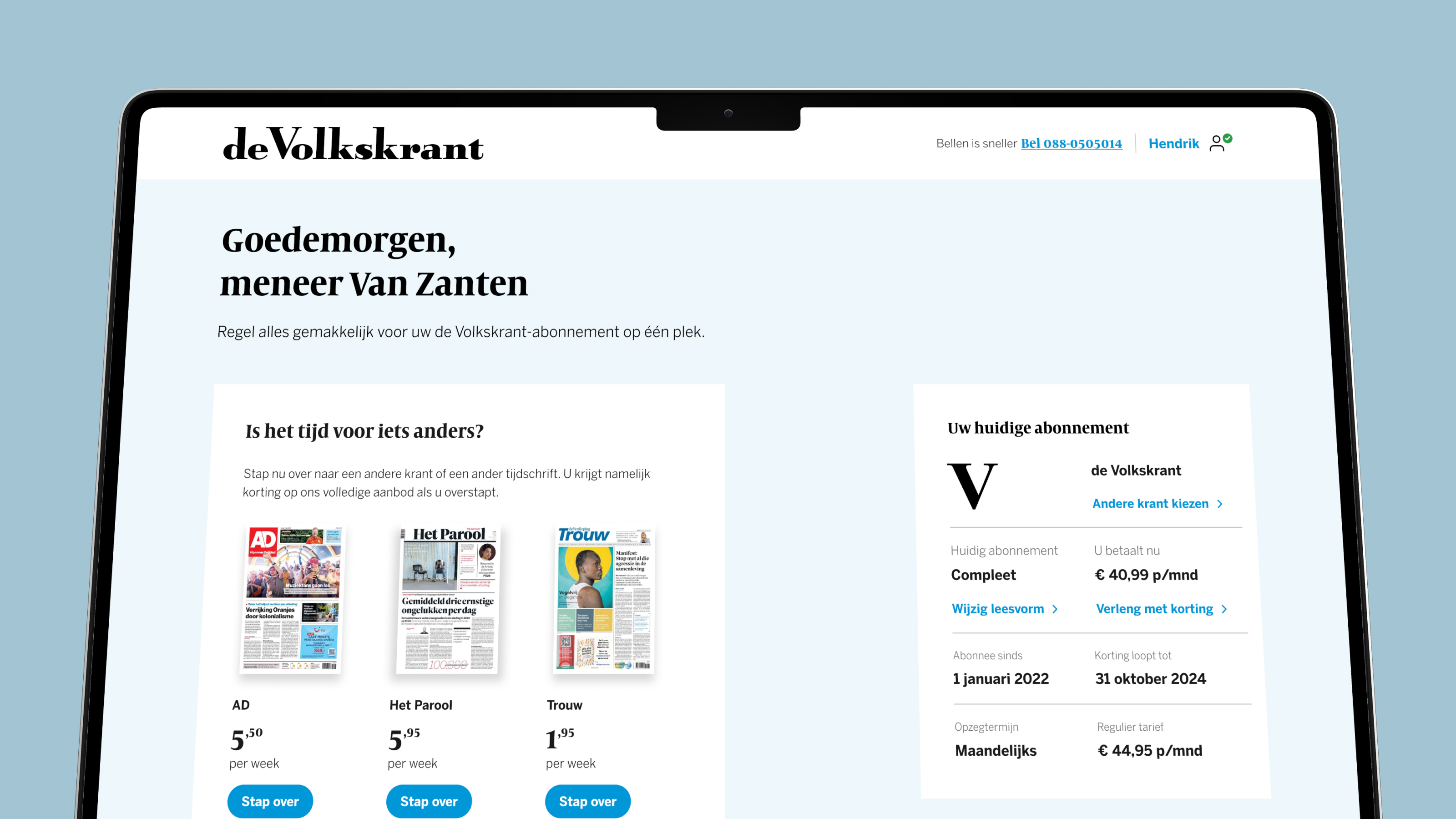 DPG case visual — Volkskrant